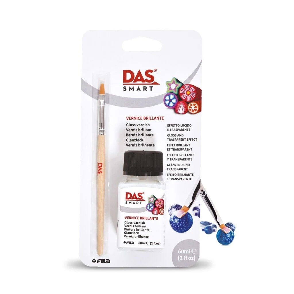 DAS Smart Glossy Varnish 60ml With Brush - Nail Gallerys