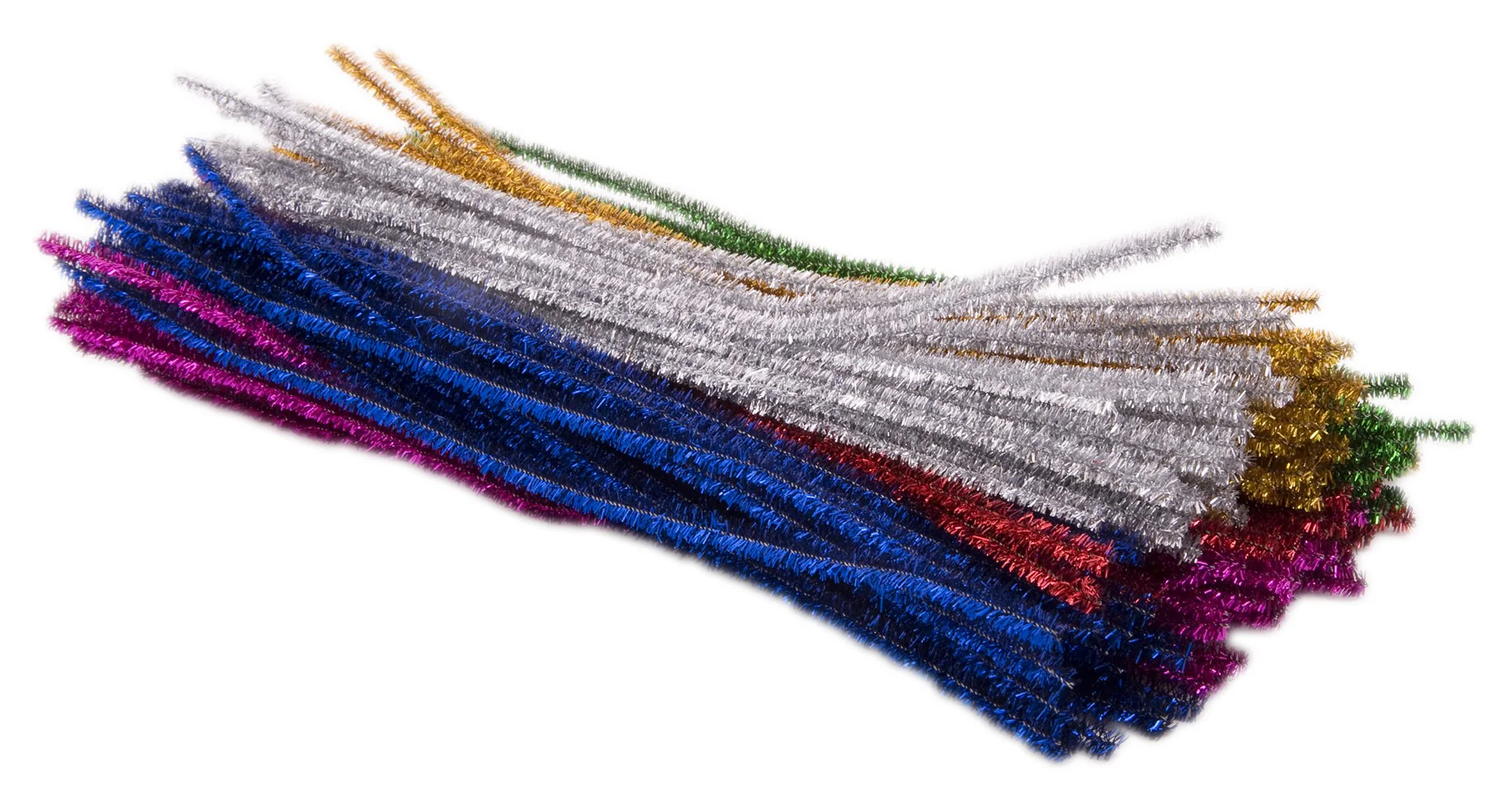 Das Pipe Cleaners Assorted Metallic Colours 30cm Pack Of 150 - Nail Gallerys