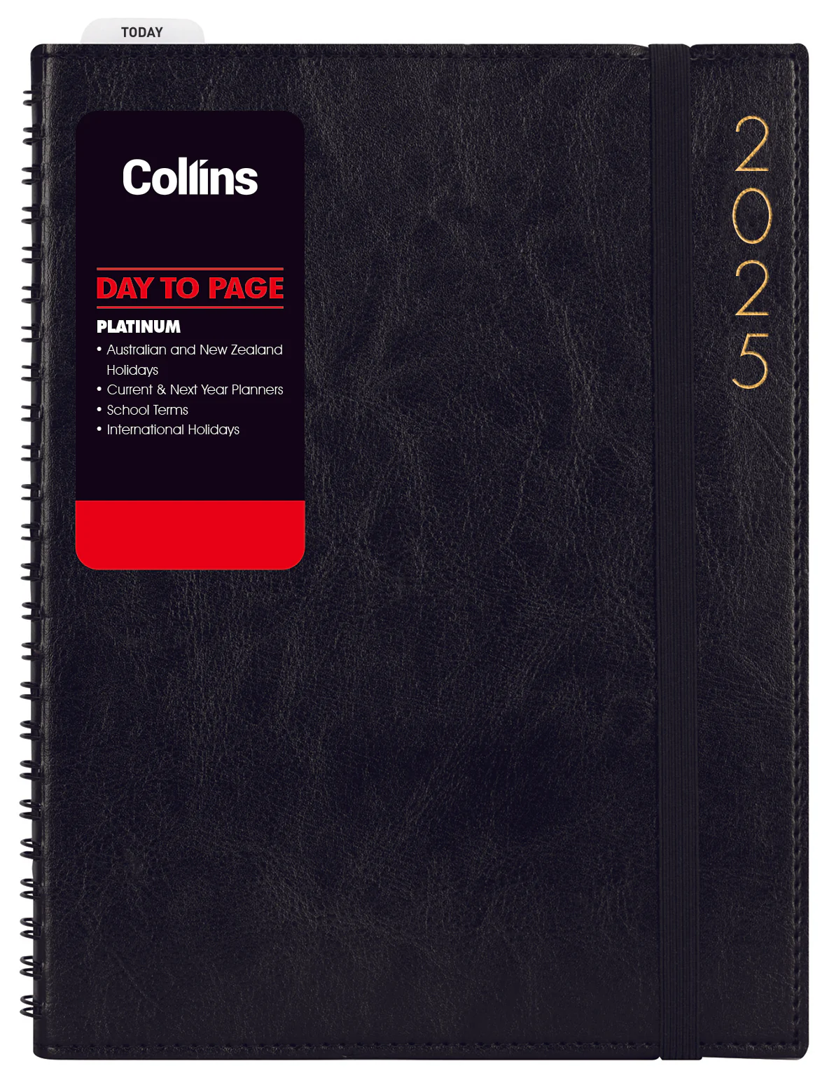 Collins Platinum A41 Day To Page Black Wiro Diary - Nail Gallerys