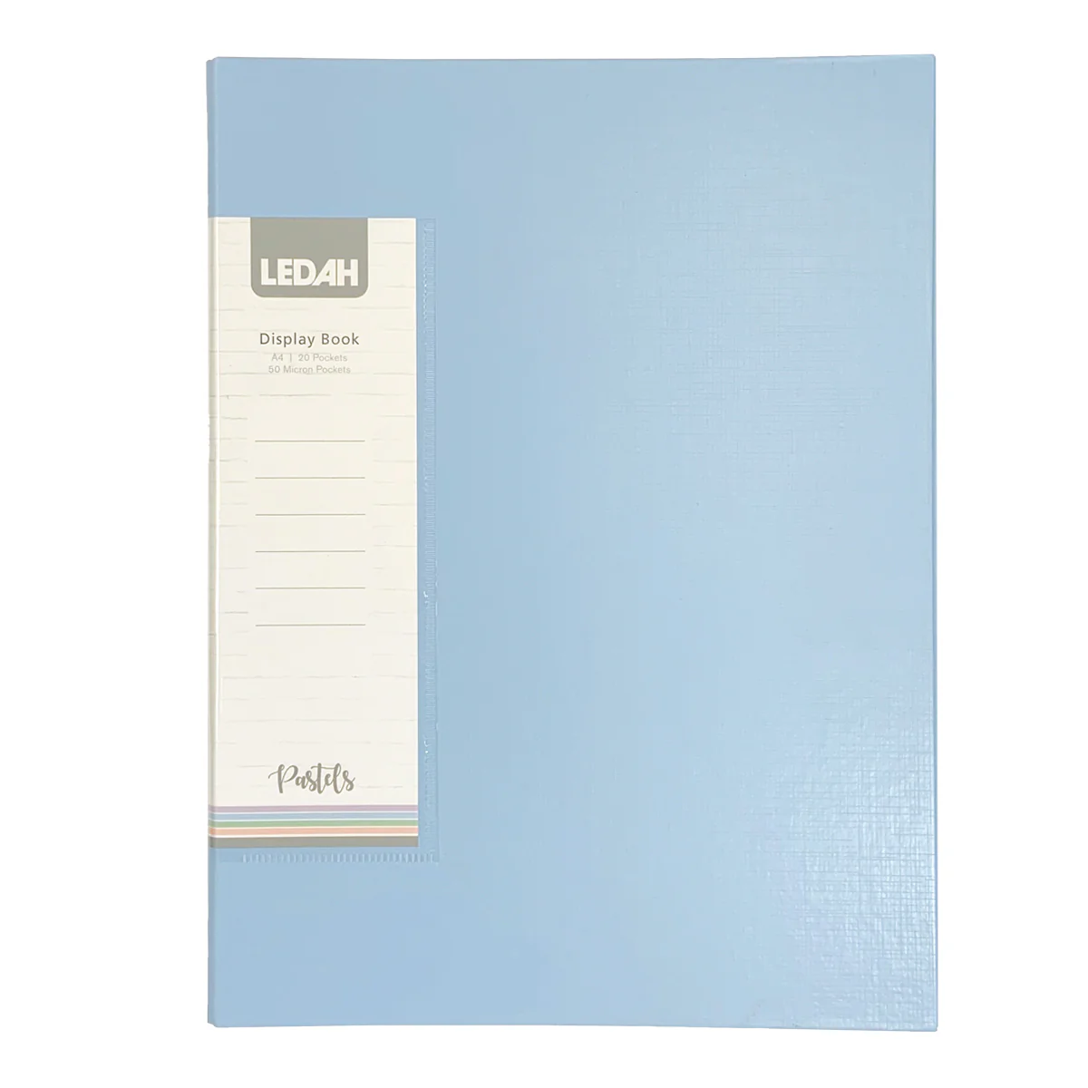 Ledah Pastels Display Book A4 20 Pocket - Nail Gallerys