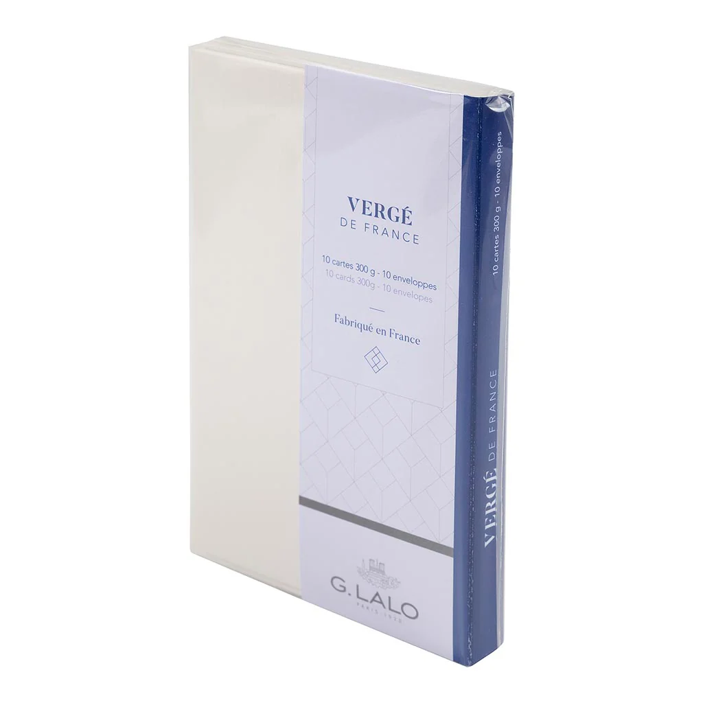 G Lalo Verge de France Correspondence White Card Set - Nail Gallerys