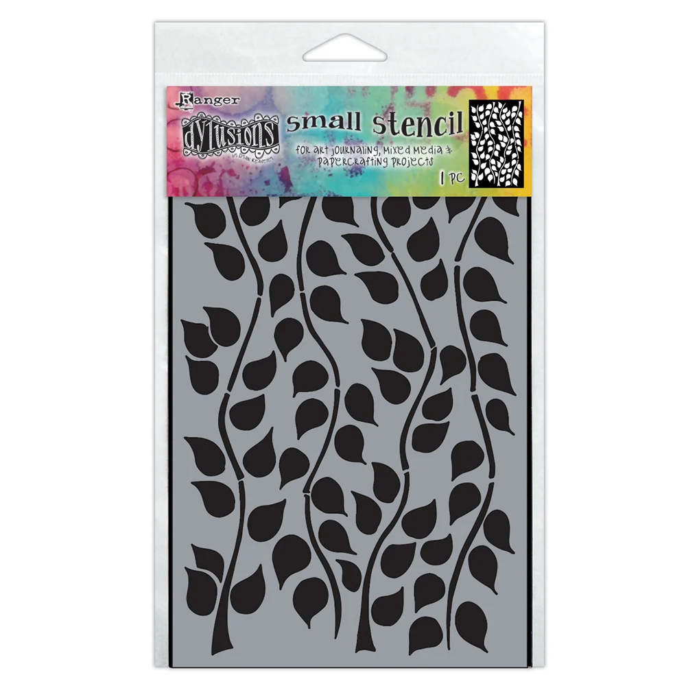 Ranger Dylusions Leaf it Out Stencils - Nail Gallerys