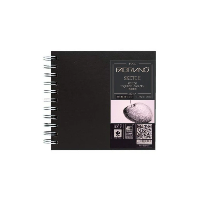 Fabriano 110gsm Spiral 80 Sheets Sketchbooks - Nail Gallerys