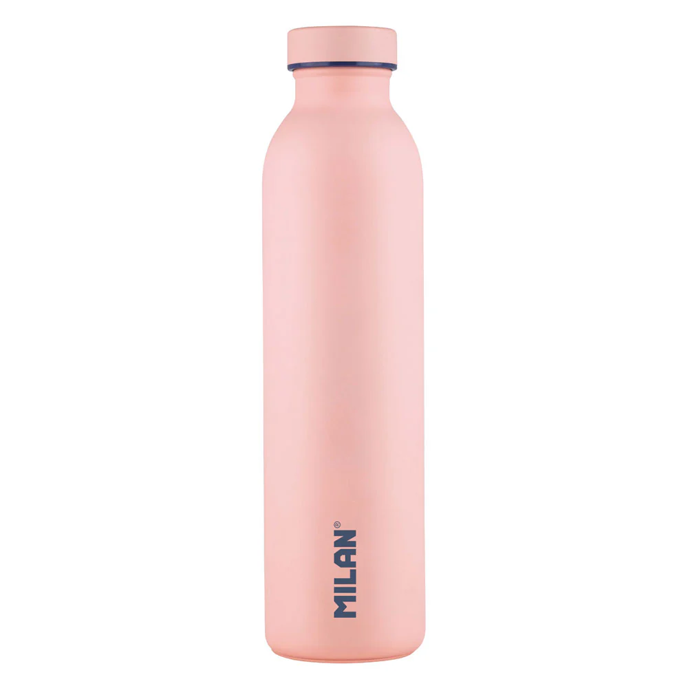 Milan 590ml 1918 Series Pink Stainless Steel Isothermal Bottle - Nail Gallerys