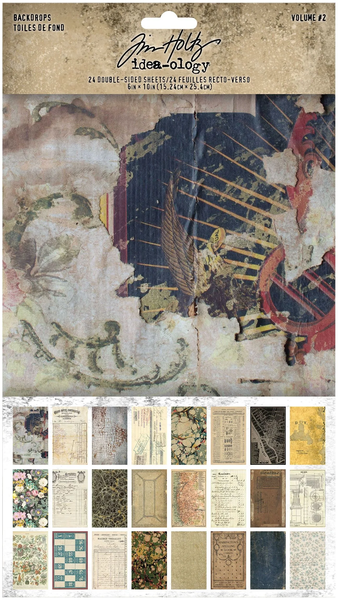 Tim Holtz Idea-Ology Backdrops 6