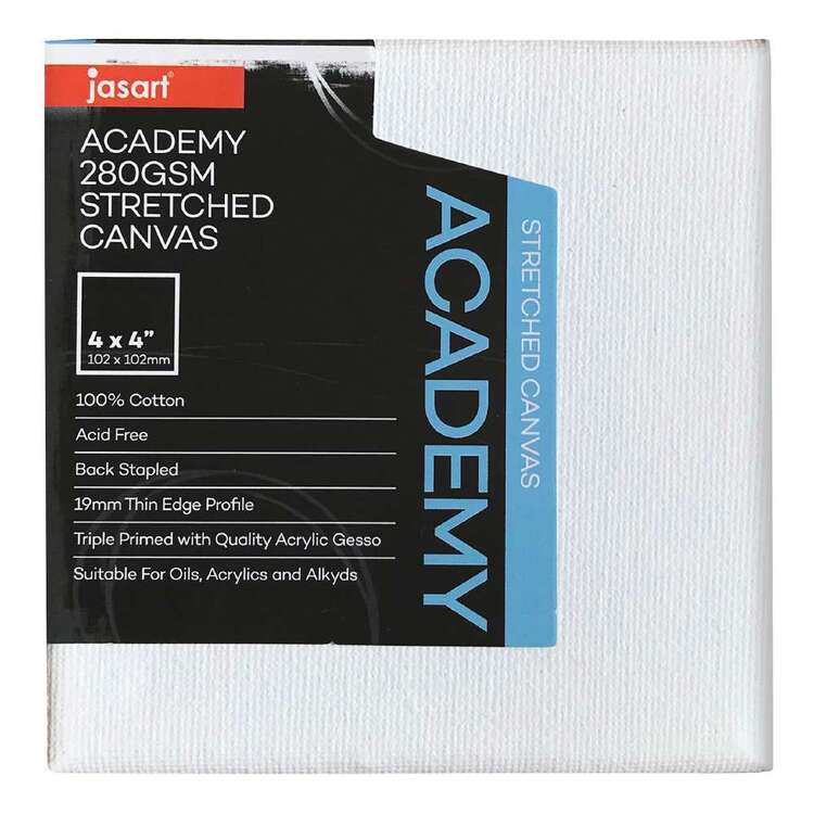 Jasart Academy 3/4 Inch Thin Edge Canvases Pack of 8 - Nail Gallerys