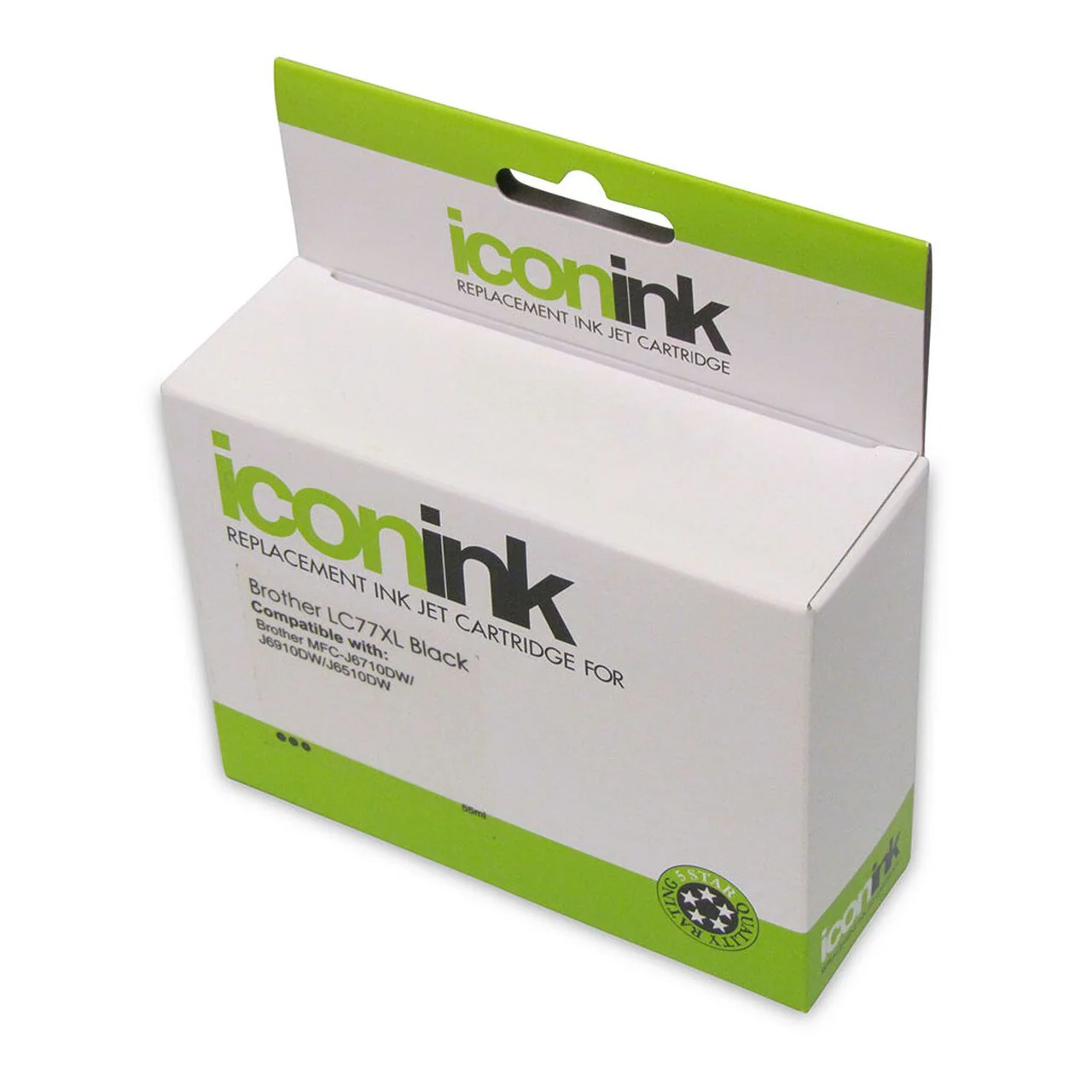 Icon Compatible Brother Lc77 Xl Black Ink Cartridge - Nail Gallerys