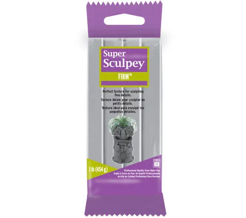 Sculpey 454g Super Firm Sculpt Grey Clay - Nail Gallerys
