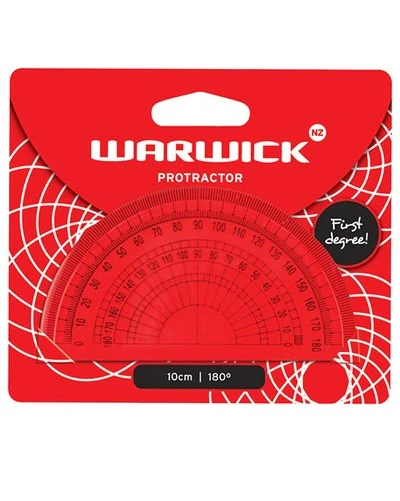 Warwick Protractor 10cm 180  Degrees - Nail Gallerys
