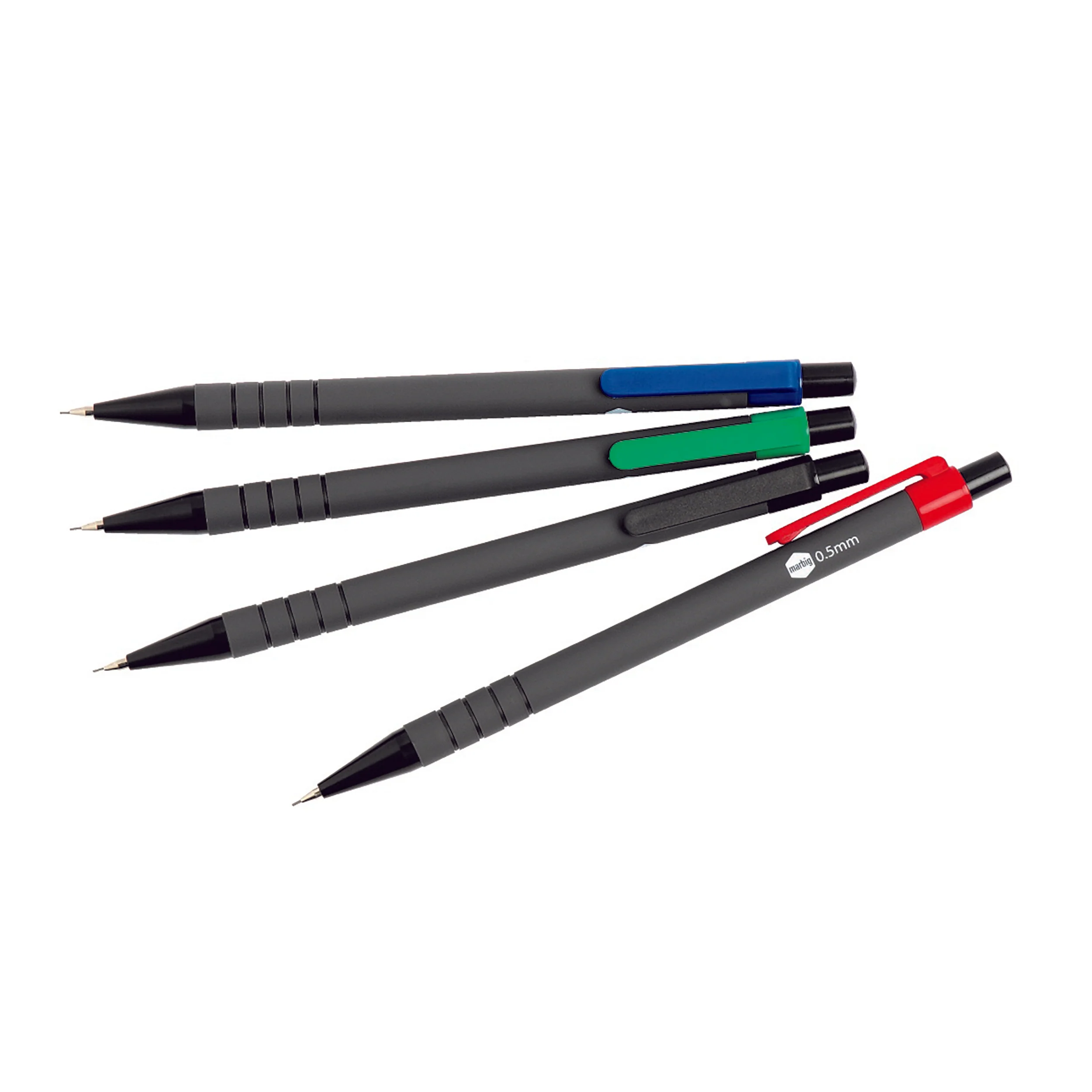 Marbig Mechanical Pencil With Eraser Assorted Pack Of 12 - Nail Gallerys