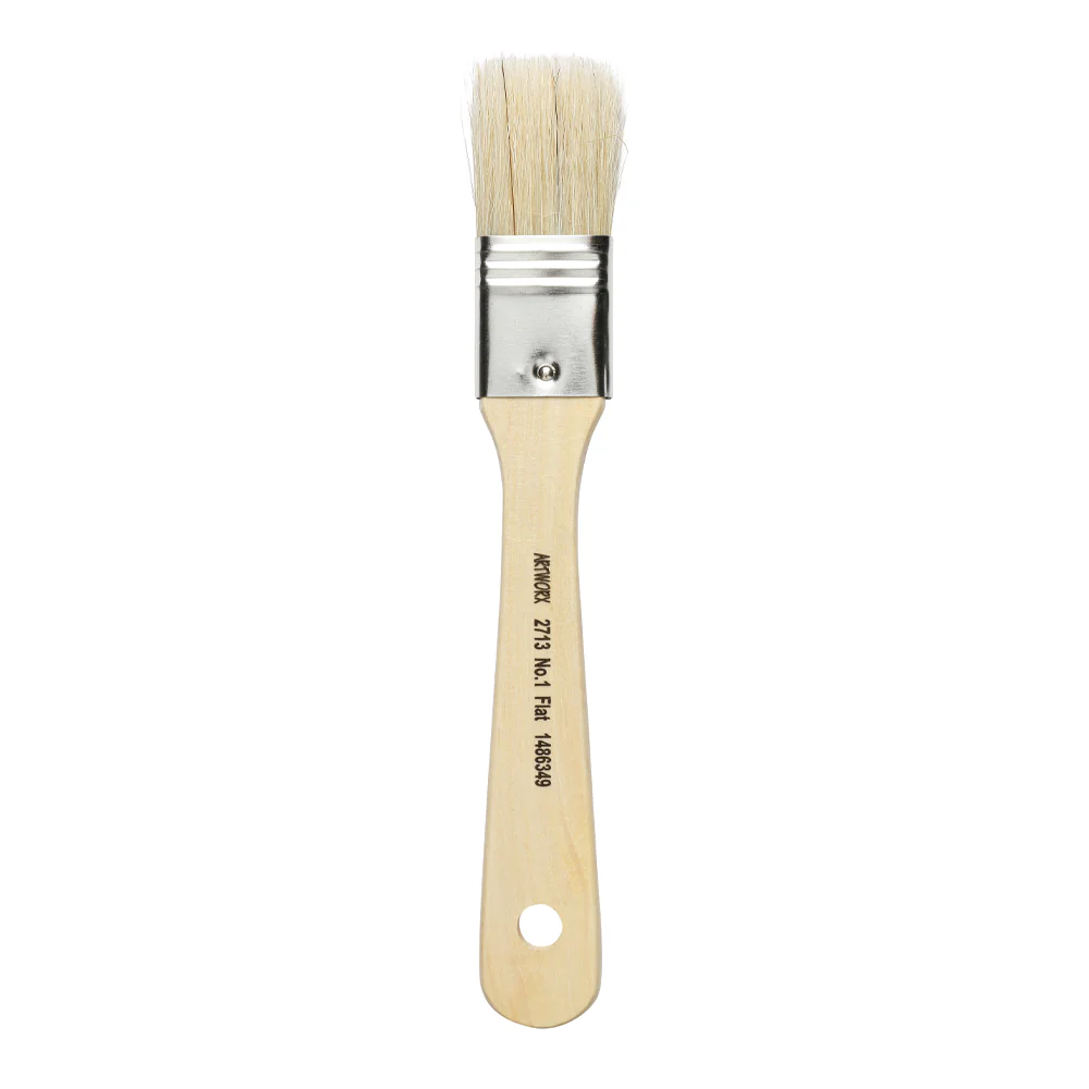 Artworx 2713 Flat Paint Brushes - Nail Gallerys