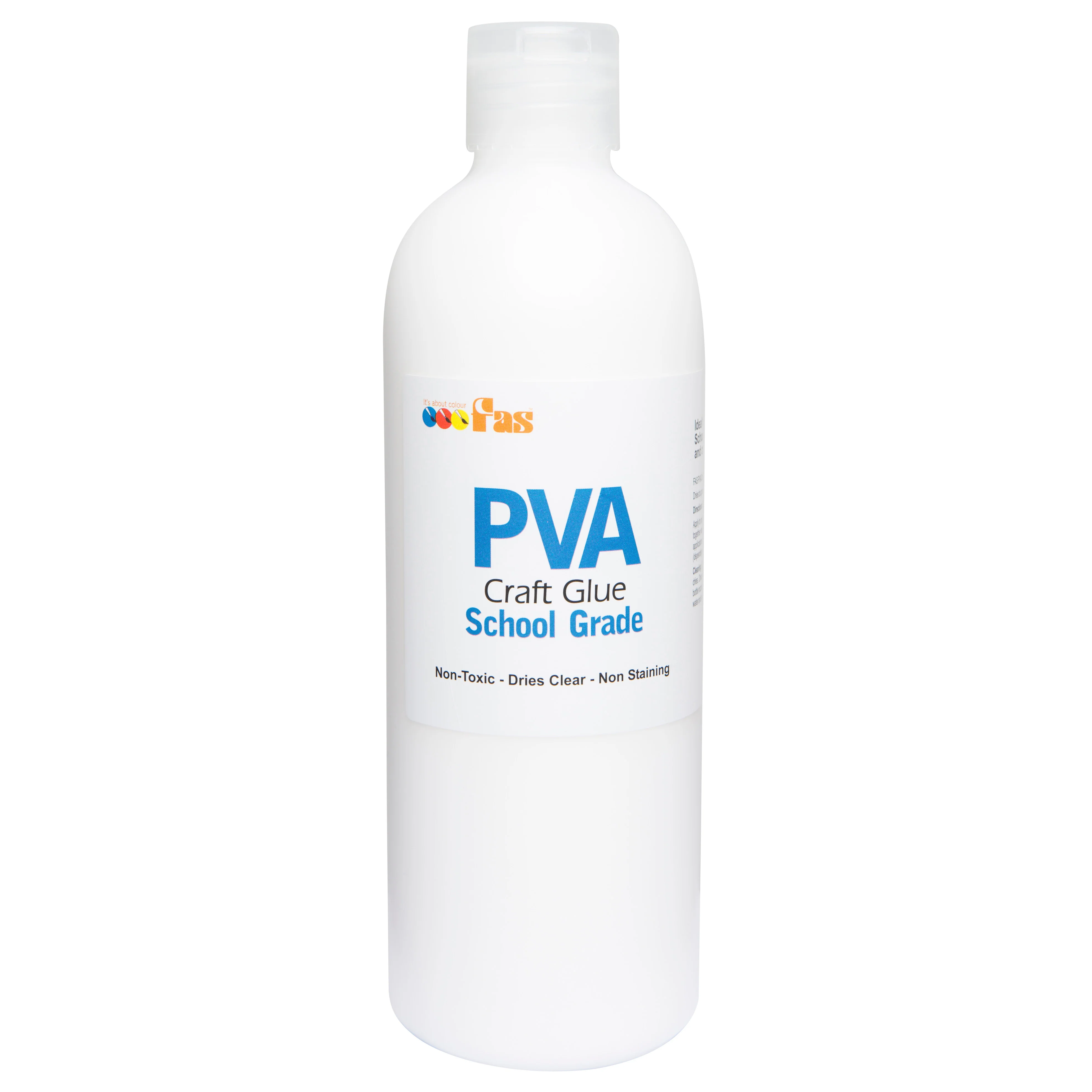 Fas Pva Craft Glue Non Toxic School Grade Size 500ml - Nail Gallerys