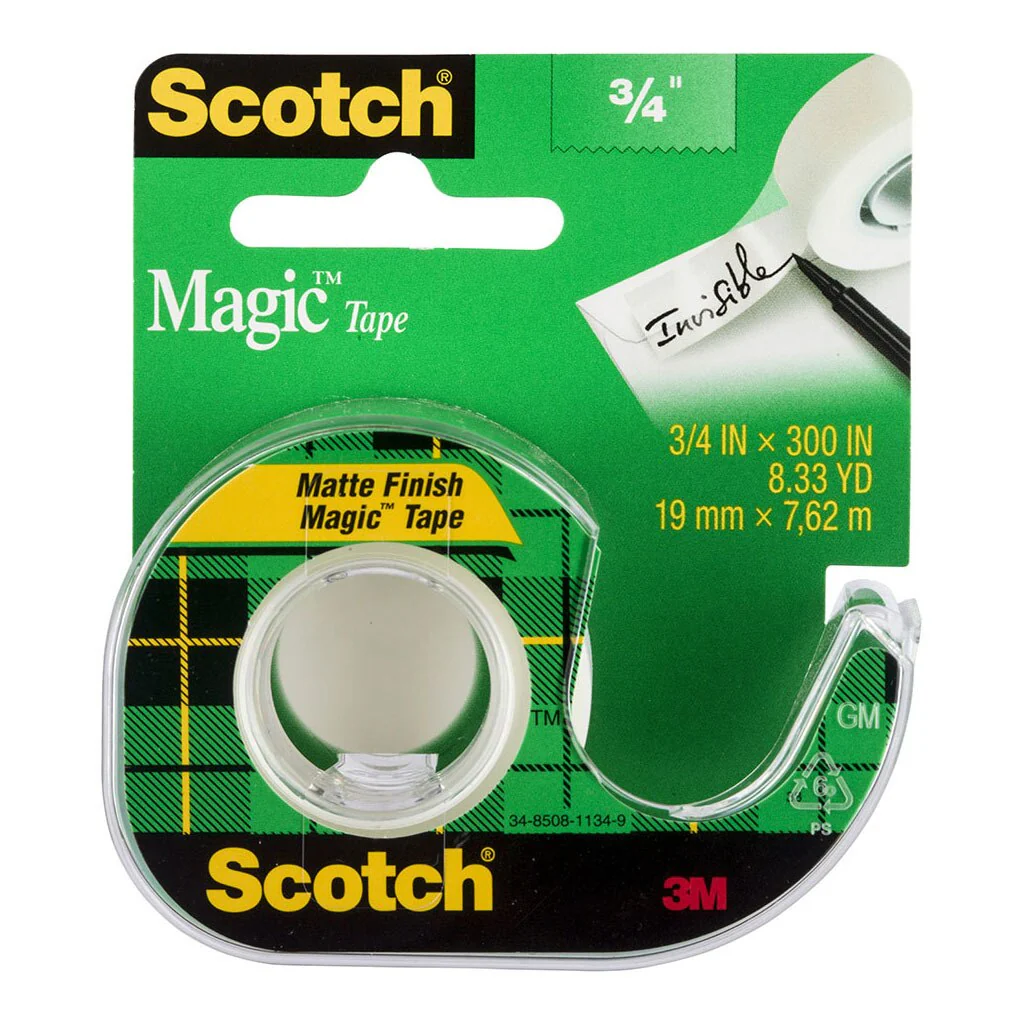 Scotch Magic Tape Dispenser 105 19mmx7.62m - Nail Gallerys