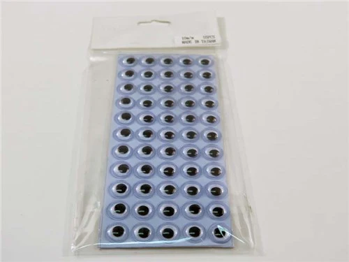 Sticky Moving Eyes 10mm X 55 Piece - Nail Gallerys