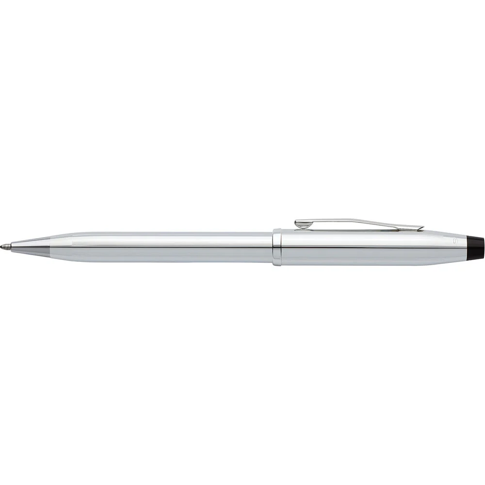 Cross Century II Lustrous Chrome Medium Nib Ballpoint Pen - Nail Gallerys