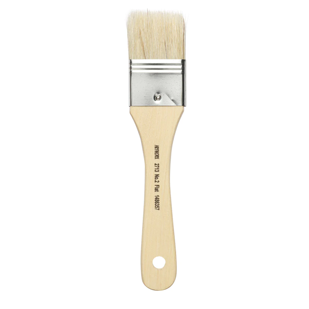 Artworx 2713 Flat Paint Brushes - Nail Gallerys