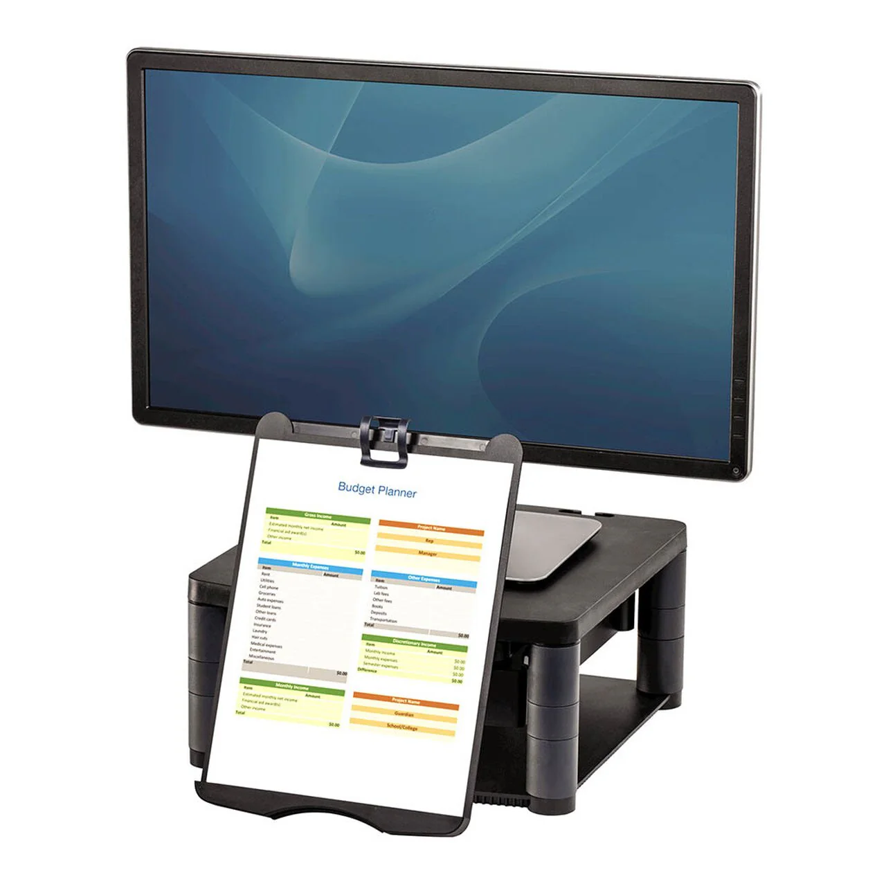 Fellowes Premium Monitor Riser Plus - Nail Gallerys