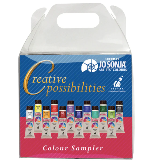 Jo Sonja Creative Possibilities Sampler 12x20ml - Nail Gallerys