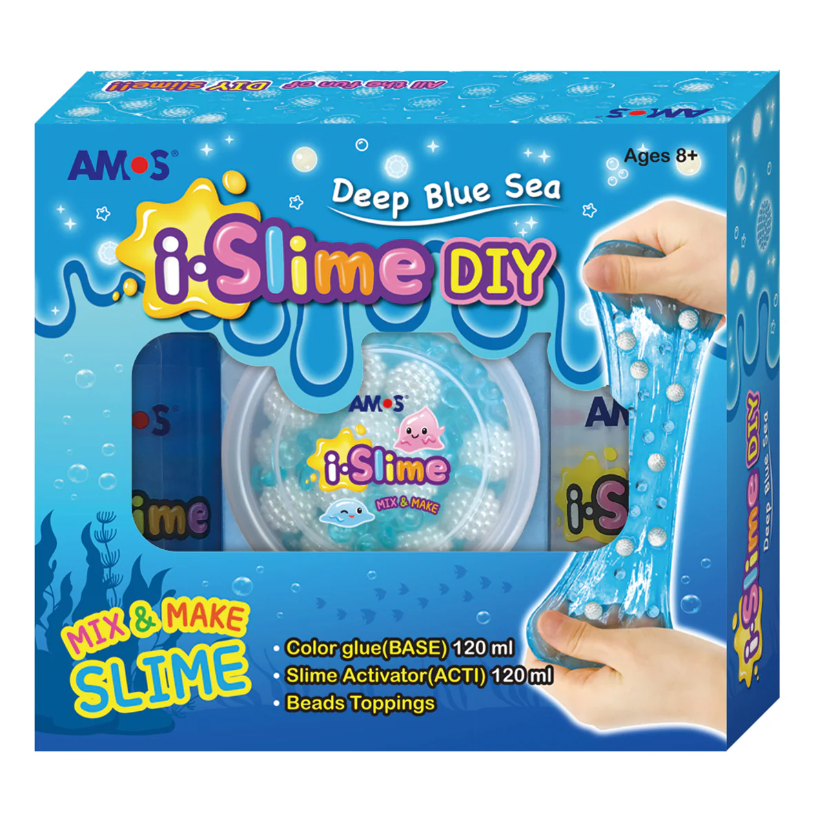 Amos I.slime Deep Blue Sea Diy Slime Making Kit - Nail Gallerys