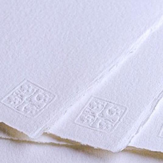 Saunders Cold Pressed High White 190gsm 56x76cm Watercolour Paper - Pack Of 10 Sheets - Nail Gallerys