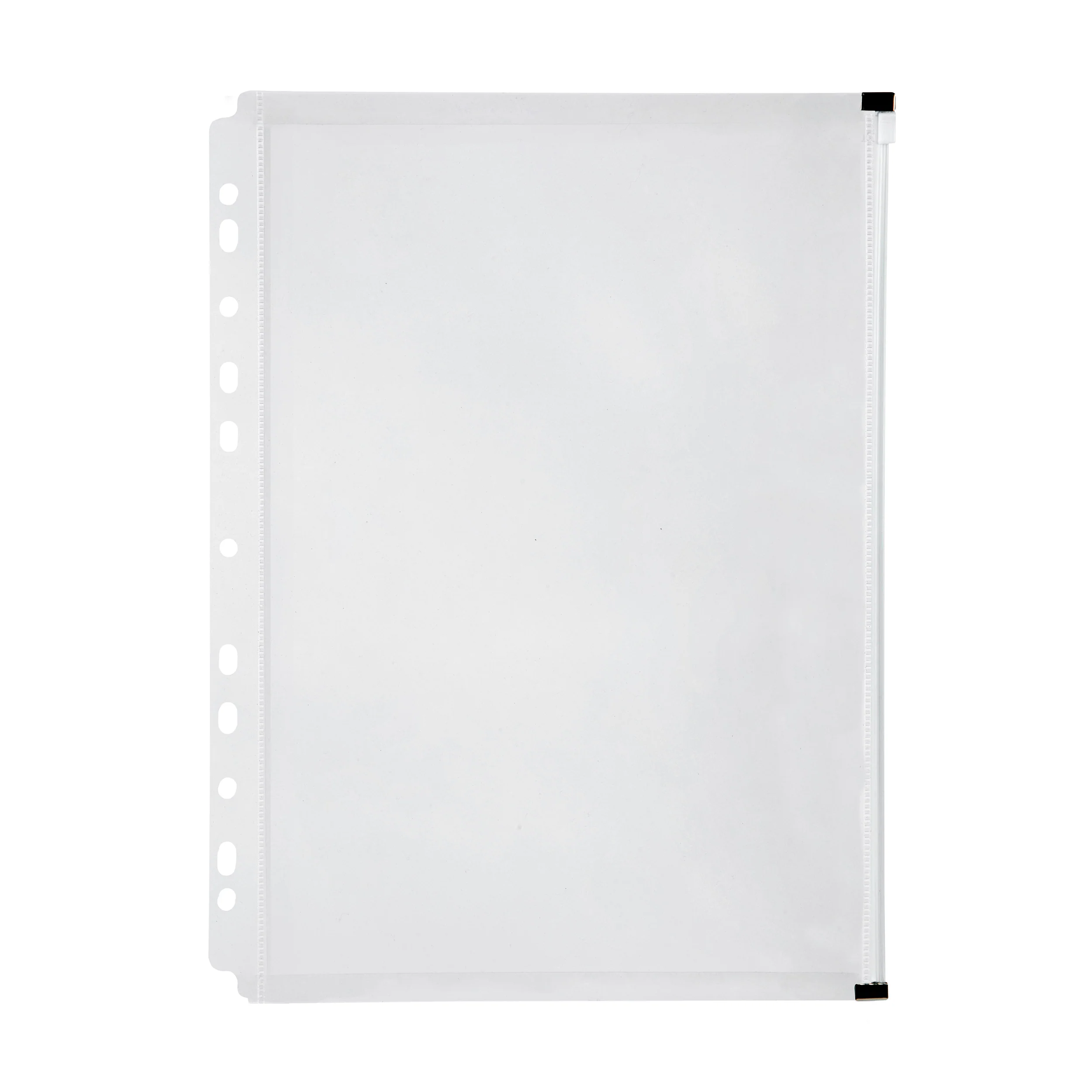 Marbig Binder Wallet A4 Clear Right Side Zip Open - Nail Gallerys