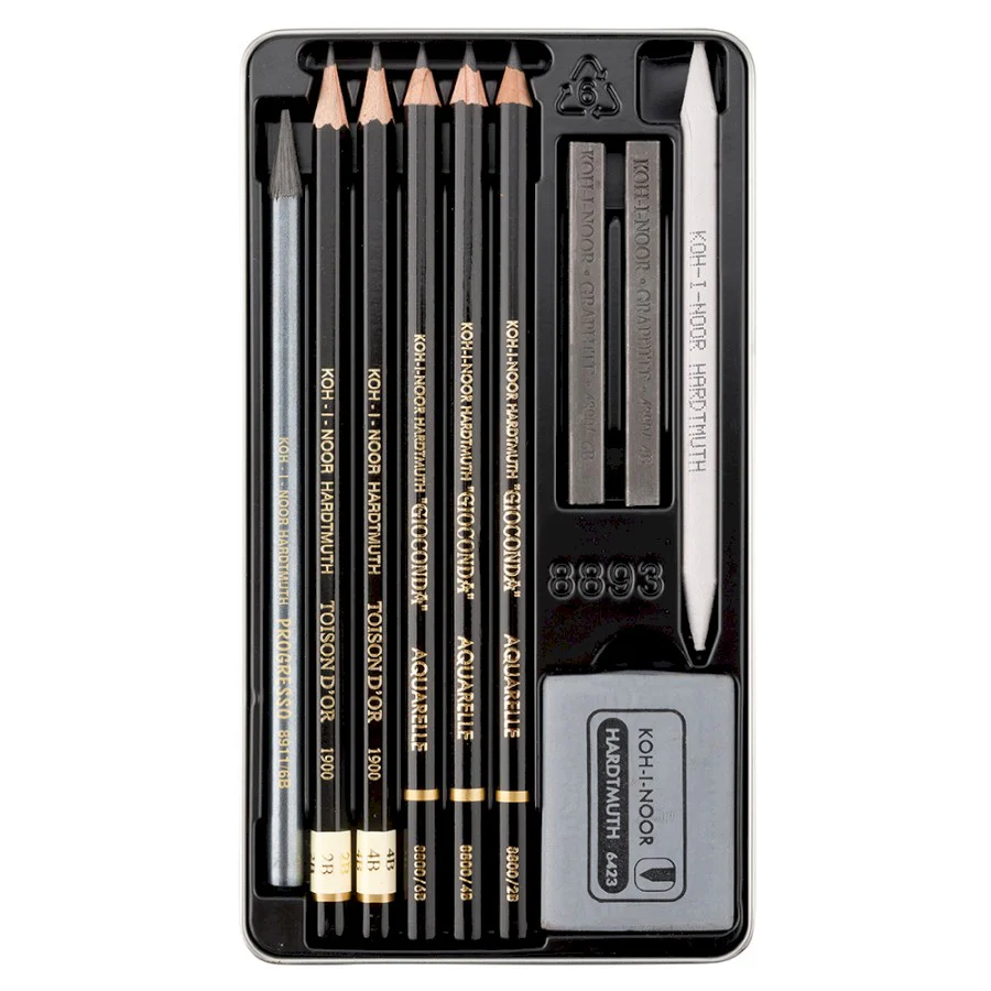 Koh-I-Noor Gioconda Sketching Set Of 10 - Nail Gallerys