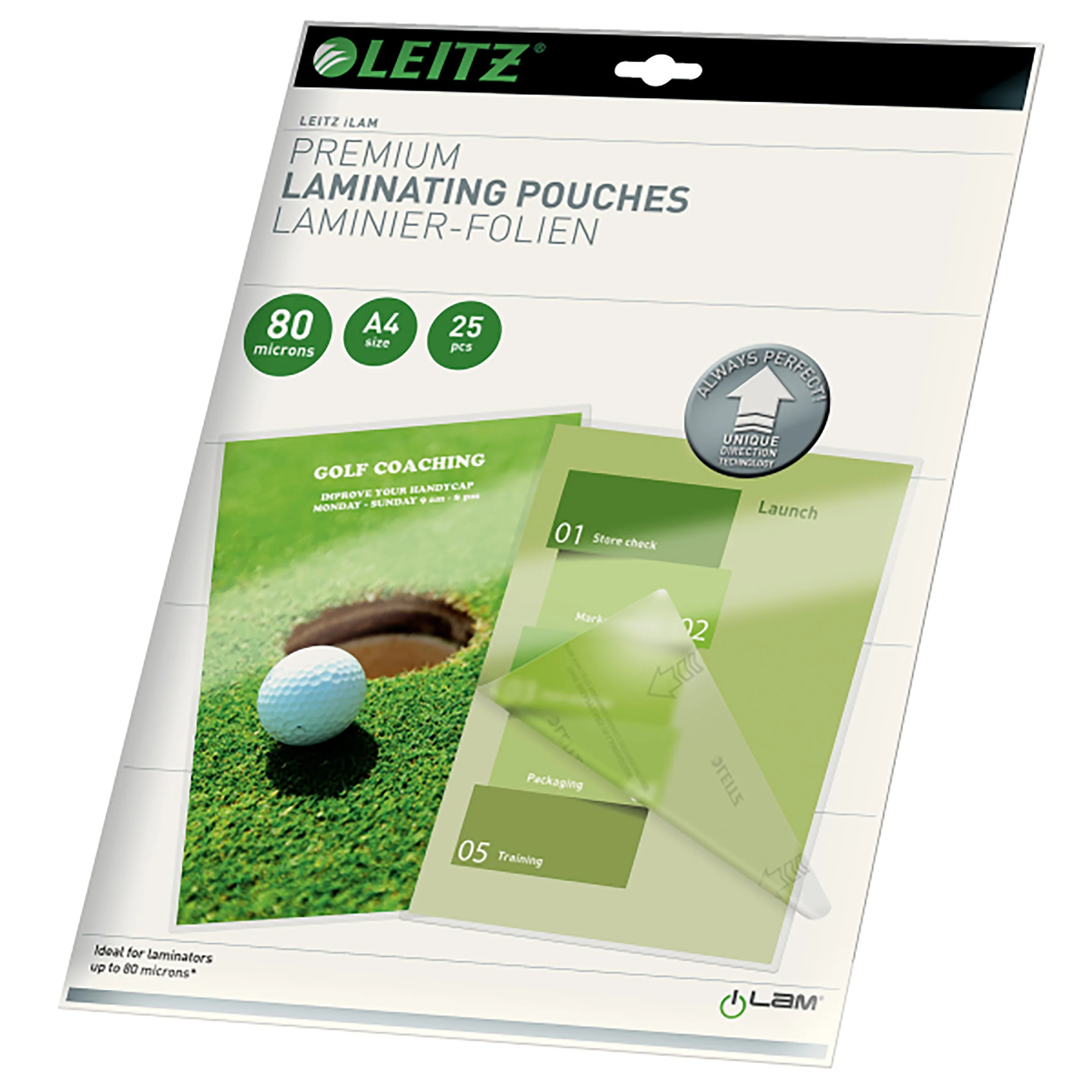 Leitz Laminating Pouch A4 80 Micron - Nail Gallerys