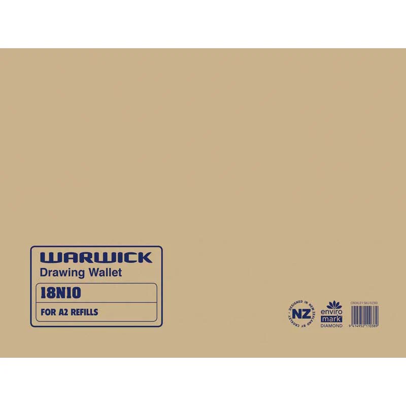 Warwick Drawing Wallet 18n10 Size A2 - Nail Gallerys