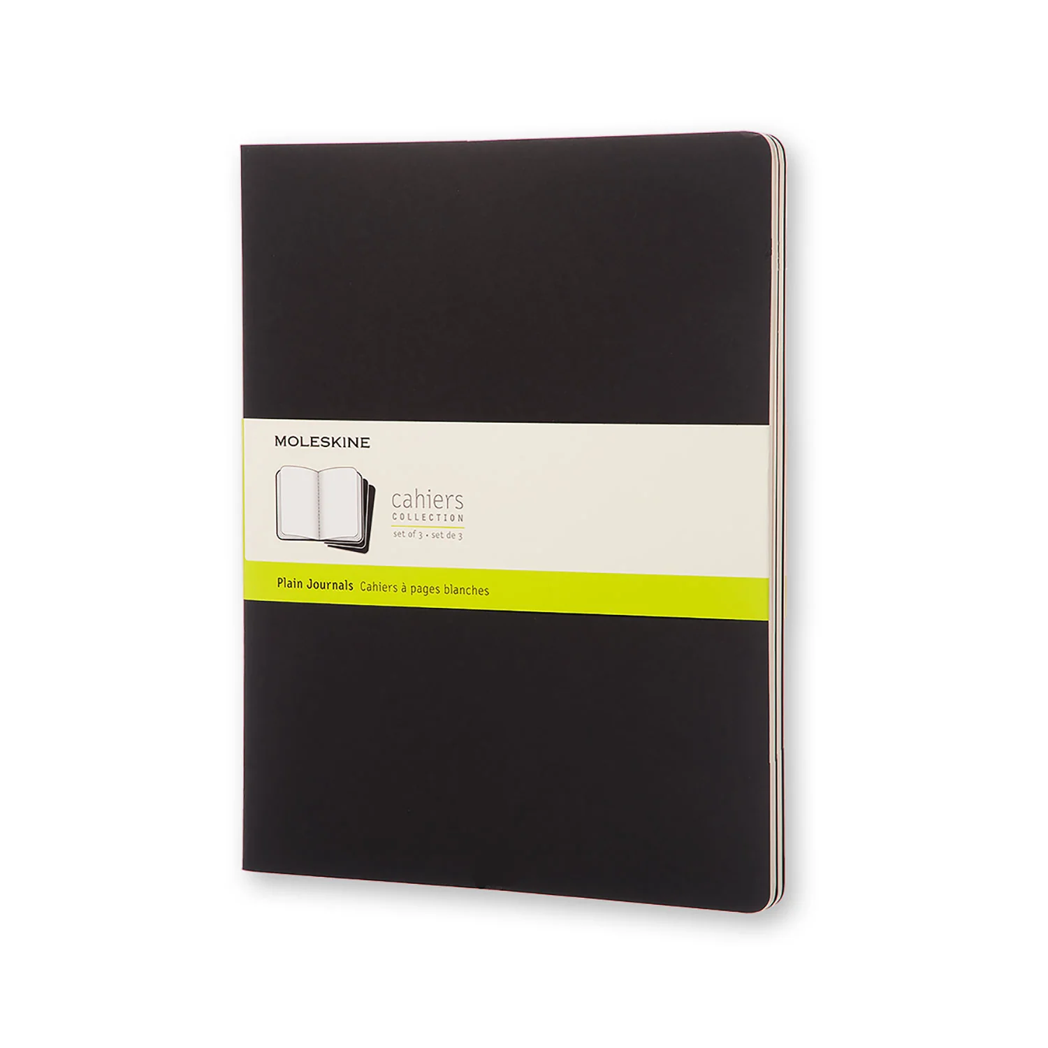 Moleskine Cahier Xxl Plain Journals Pack Of 3 - Nail Gallerys