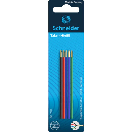 Schneider Refill Ball Pen Take 4 - Pack Of 5 - Nail Gallerys