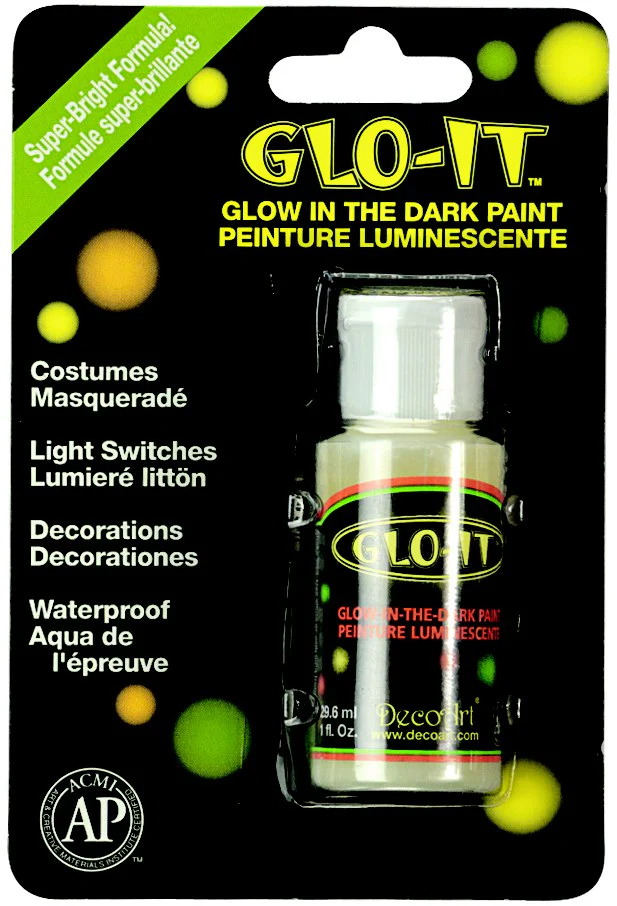 Decoart Paint 1oz Glo It (carded) - Nail Gallerys