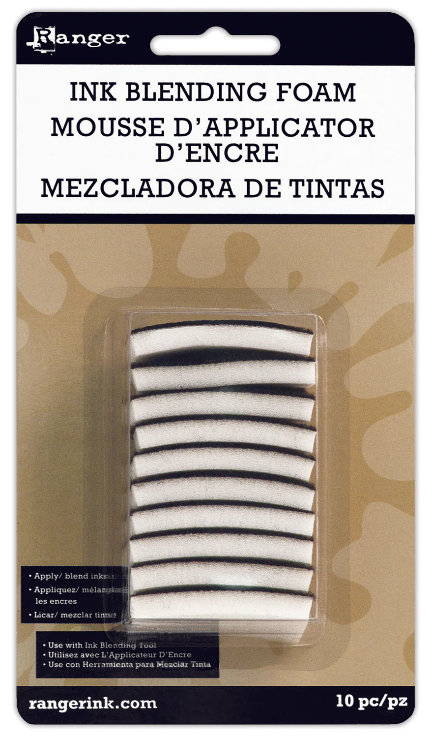 Ranger Ink Blending Foam Refills Pack Of 10 - Nail Gallerys