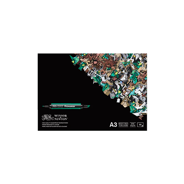 Winsor & Newton Bleedproof 50 Sheet Marker Pads - Nail Gallerys