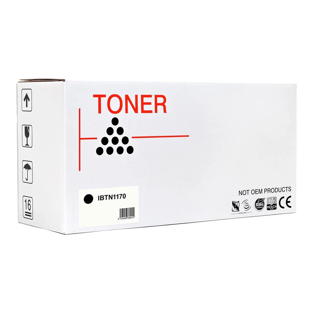 Icon Compatible Brother TN1170 Black Toner Cartridge - Nail Gallerys