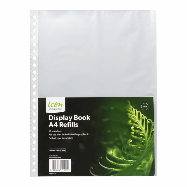 Icon Refillable Display Book Refills - Pack Of 10 - Nail Gallerys
