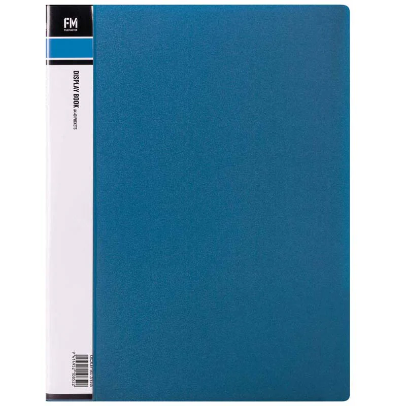 FM Display Book Size A4 40 Pocket Polypropylene - Nail Gallerys