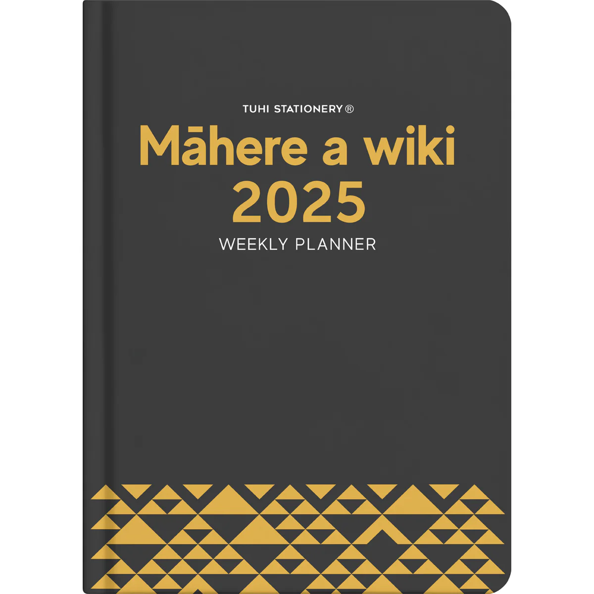Tuhi A43 Week to View Premium Mahere a Wiki Gold 2025 Diary - Nail Gallerys