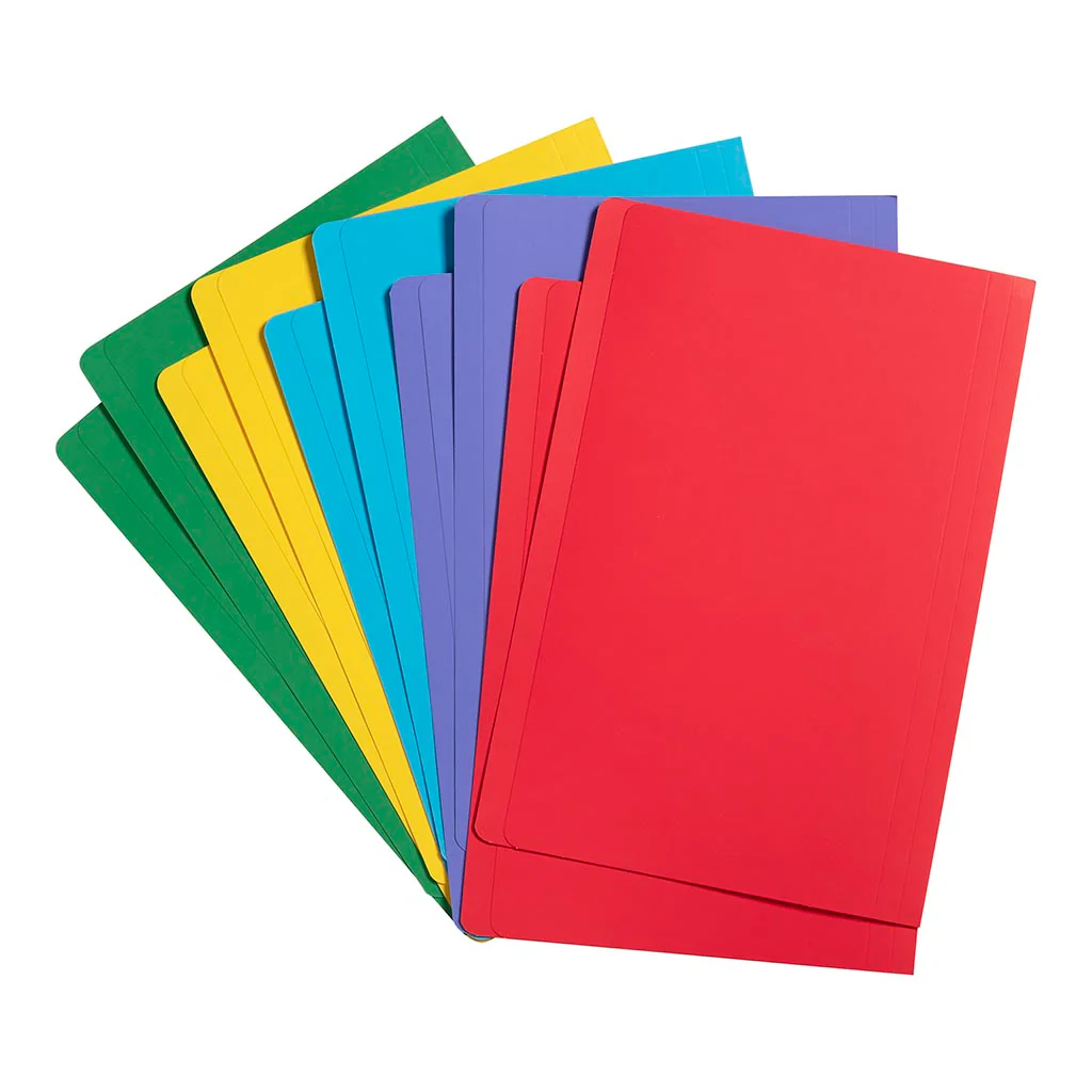 Okin Manilla FS Assorted File Folders Pack of 10 - Nail Gallerys