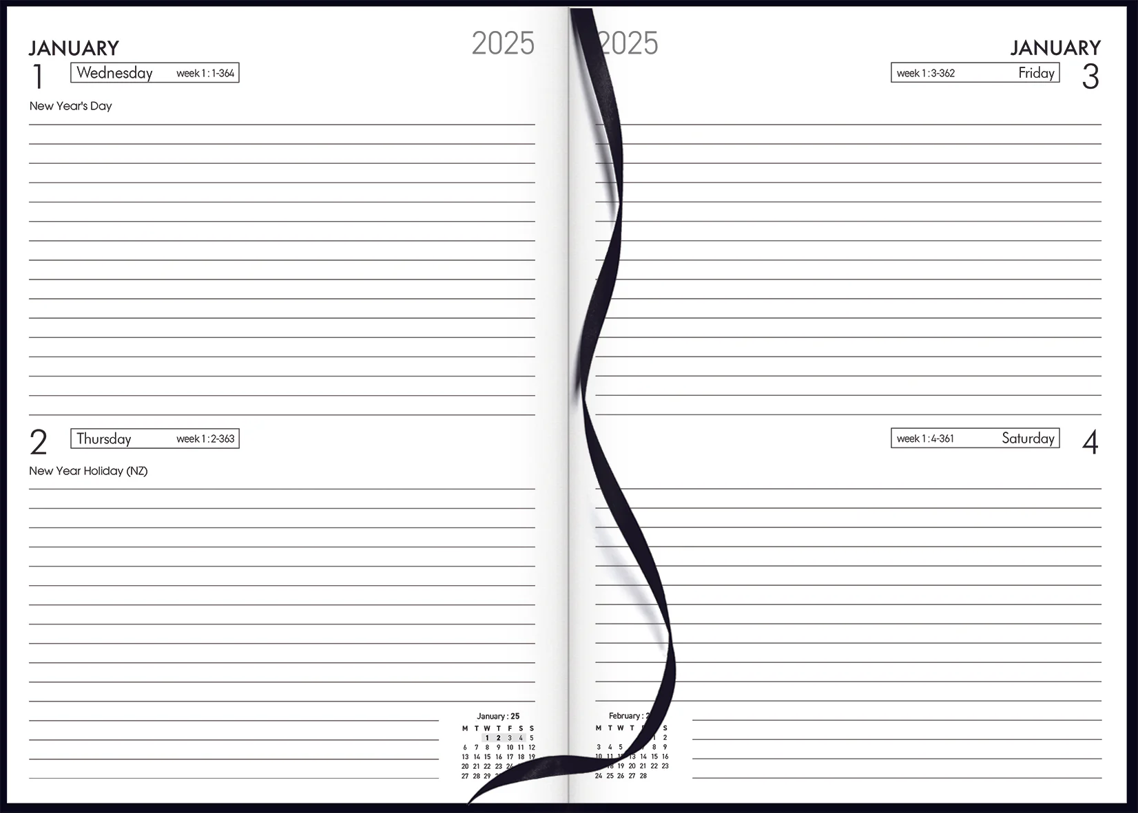 Collins A52 Diaries - Nail Gallerys