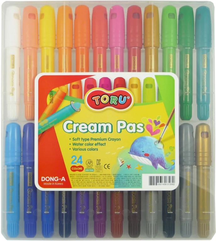 Dong A Toru Cream Pas Crayons Set of 24 - Nail Gallerys
