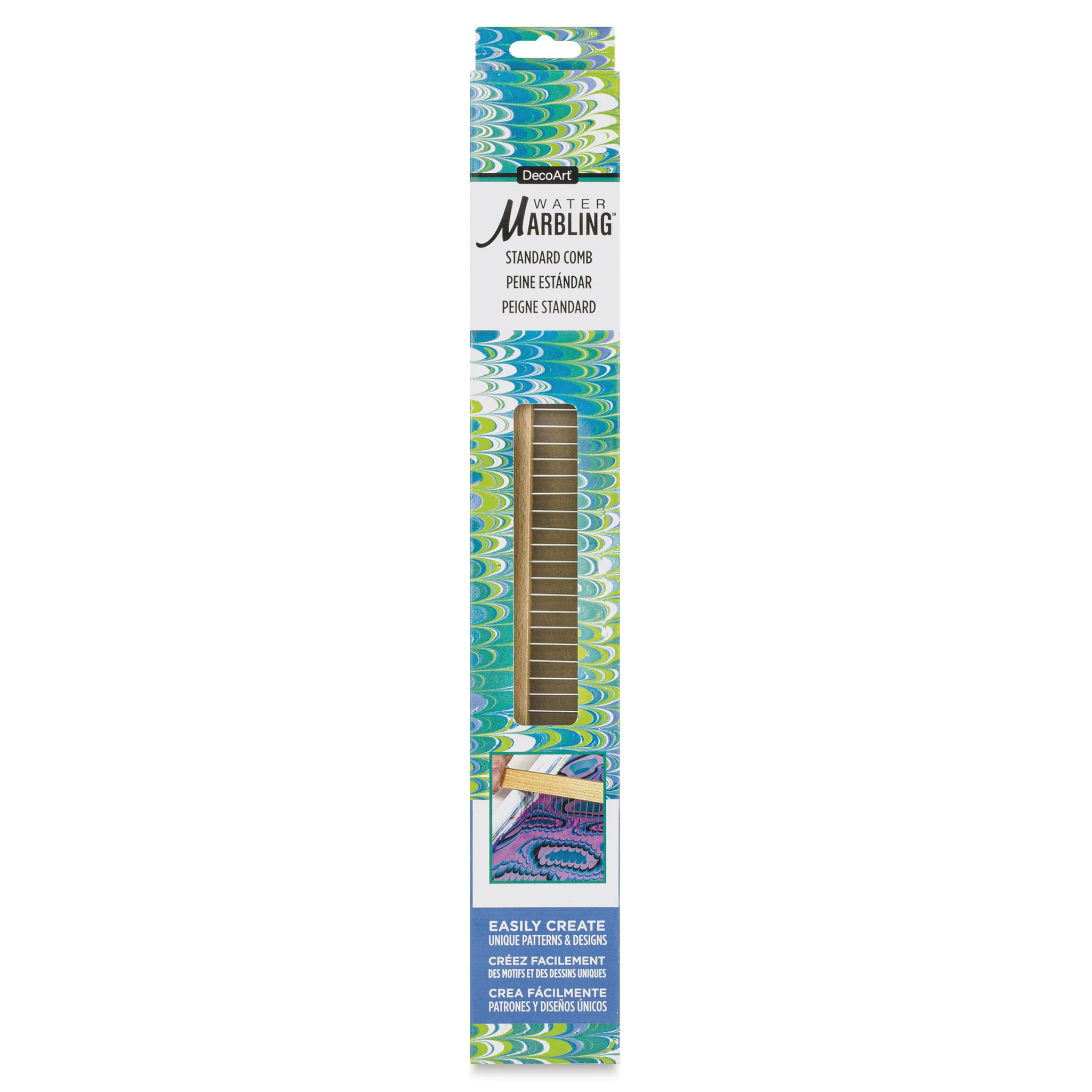 Decoart Water-Marbling Standard Comb - Nail Gallerys