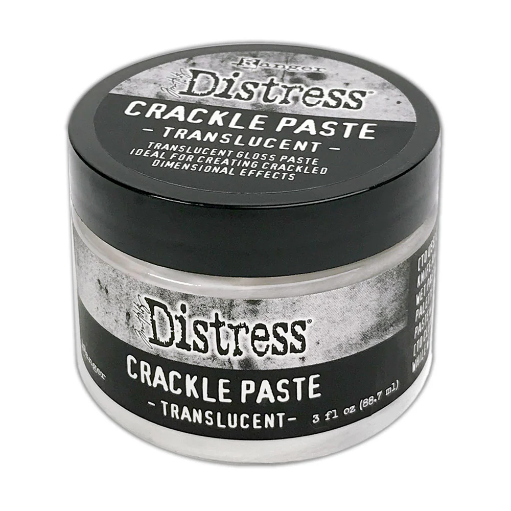 Ranger Distress Crackle Paste Translucent 88.7ml - Nail Gallerys