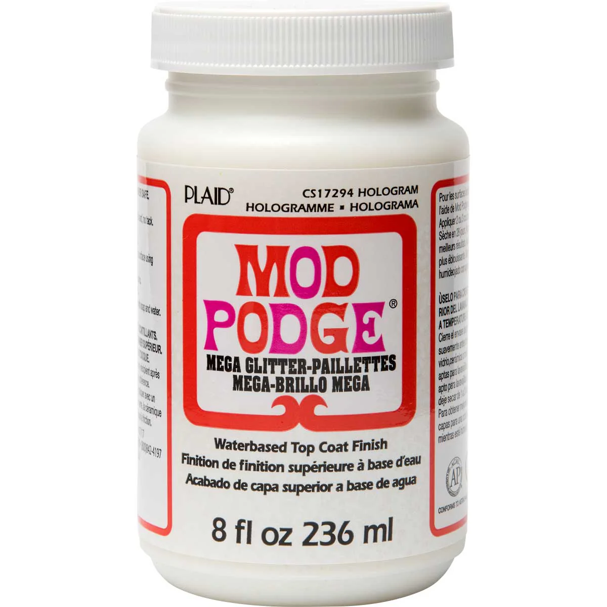Mod Podge 237ml Mega Glitter Hologram - Nail Gallerys