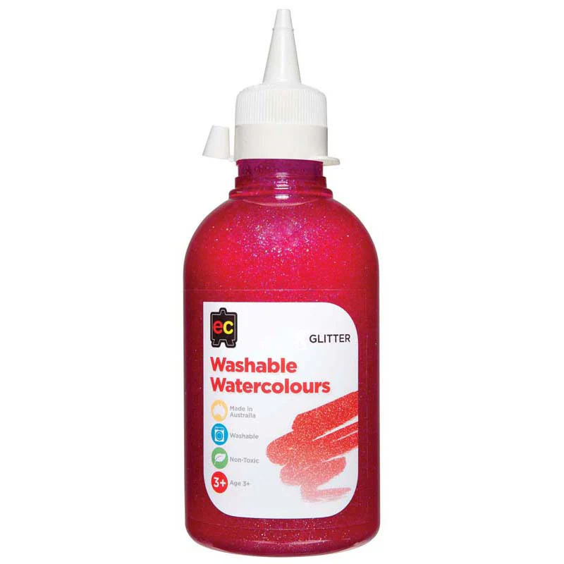 EC Paint Washable Glitter Watercolour Paints 250ml - Nail Gallerys
