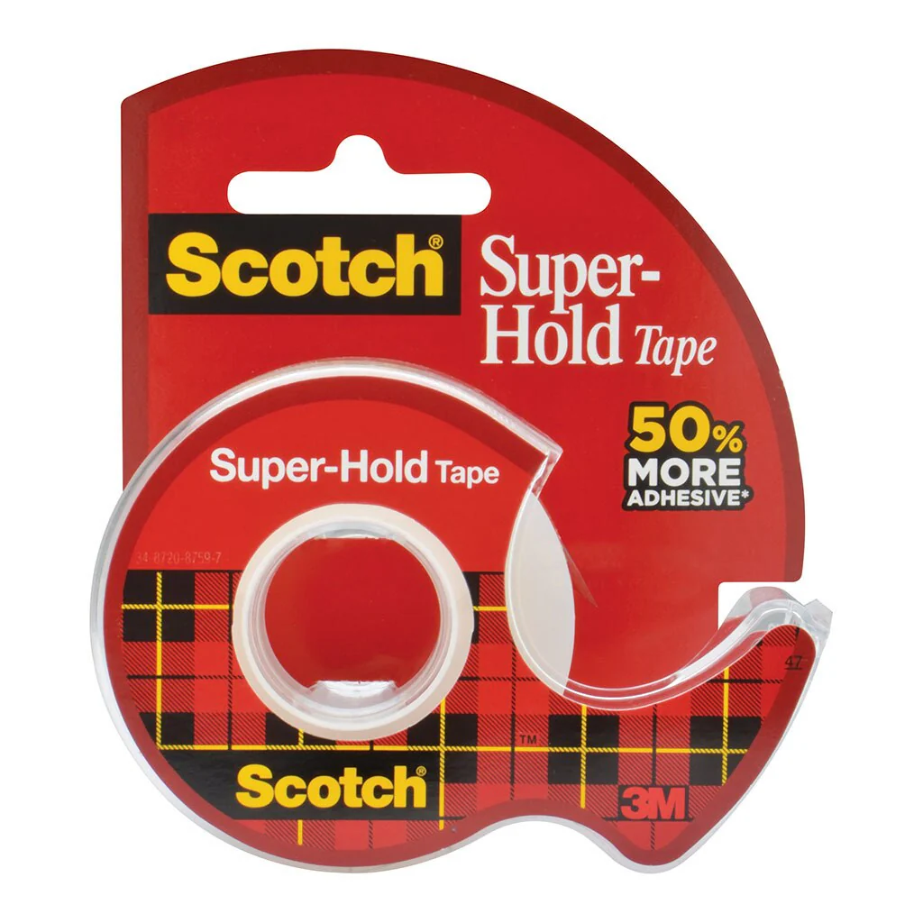 Scotch Super-hold Tape 198 19mmx16.5m Roll - Nail Gallerys
