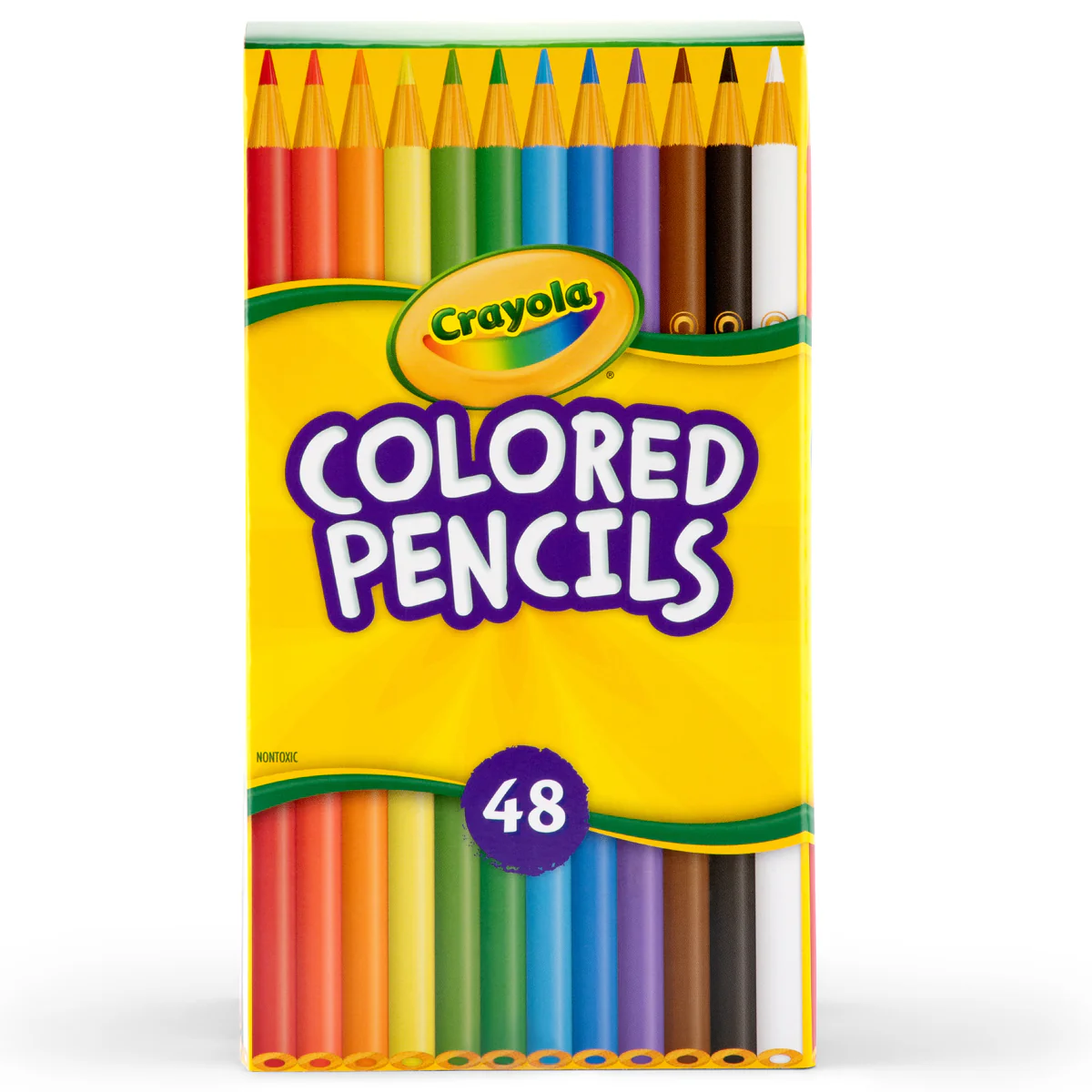 Crayola Coloured Pencils Desk Pack of 48 Pieces - Nail Gallerys