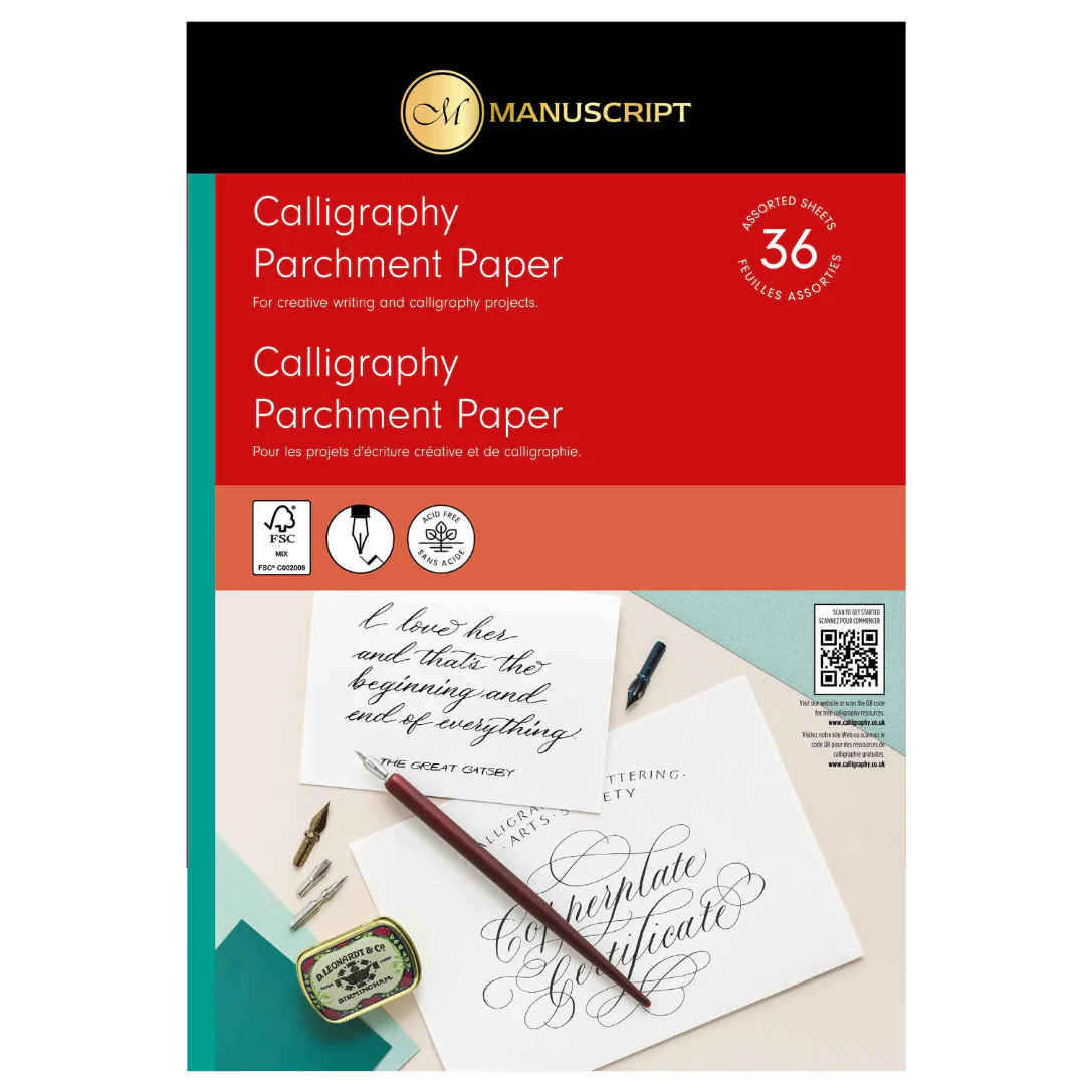 Manuscript A4 90gsm 36 Sheet Parchment Paper - Nail Gallerys
