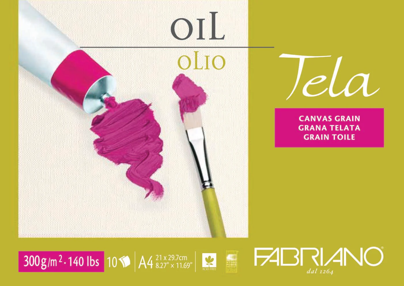 Fabriano Tela 300gsm 10 Sheet Oil Pads - Nail Gallerys