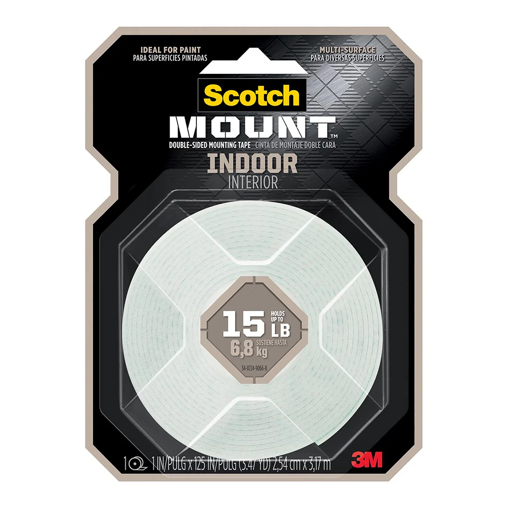 Scotch 25mm x 3.1m Indoor Mounting Tape - Nail Gallerys