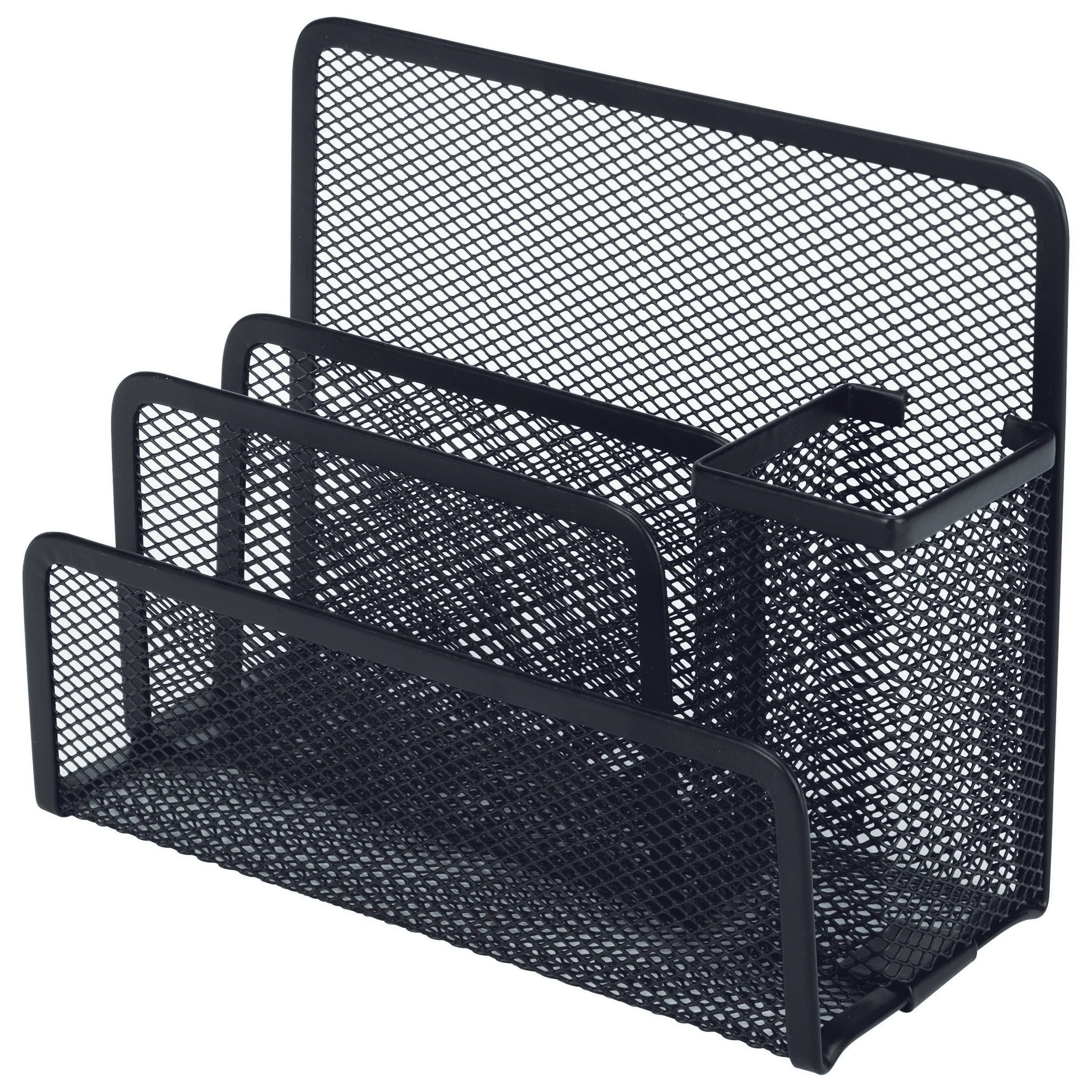 Esselte Mesh Desk Organiser Black - Nail Gallerys